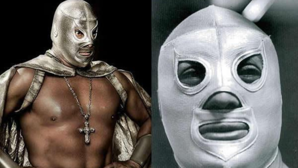 a picture El Sancho, a lucha libre wrestler of the 70s