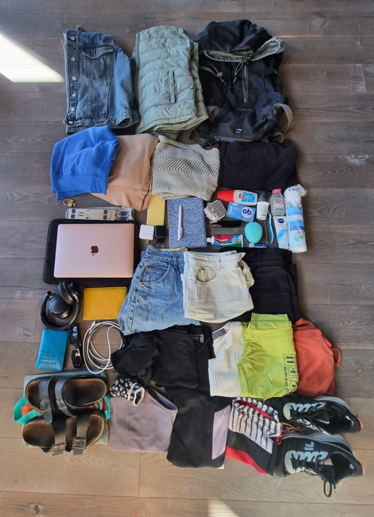 contents of my 35l backpack