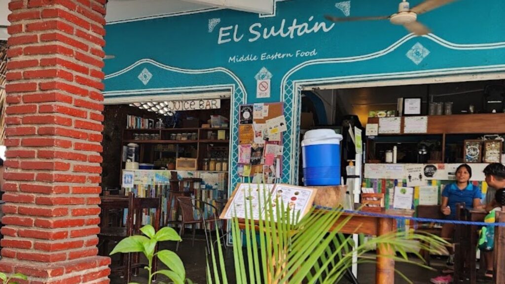 outside terrace area at el cafecito in puerto escondido