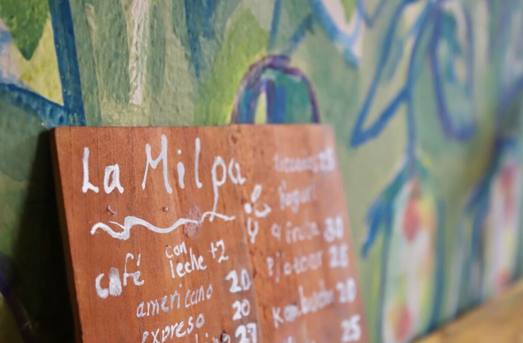 menu of la milpa san cristobal de las casas