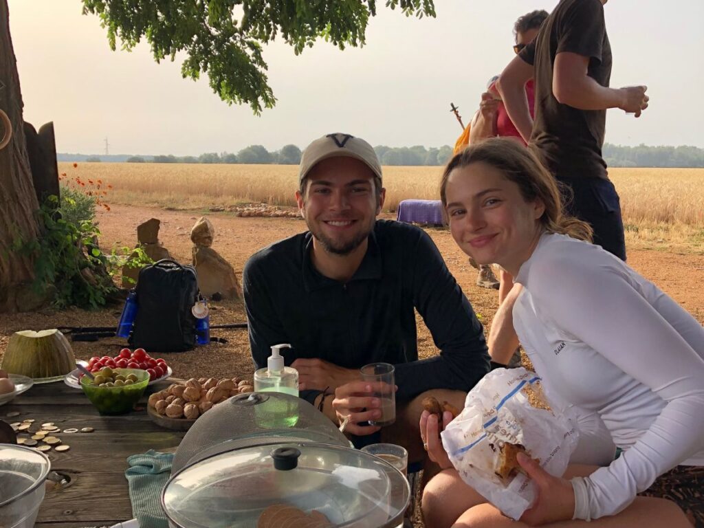 emily and alex on the camino de santiago