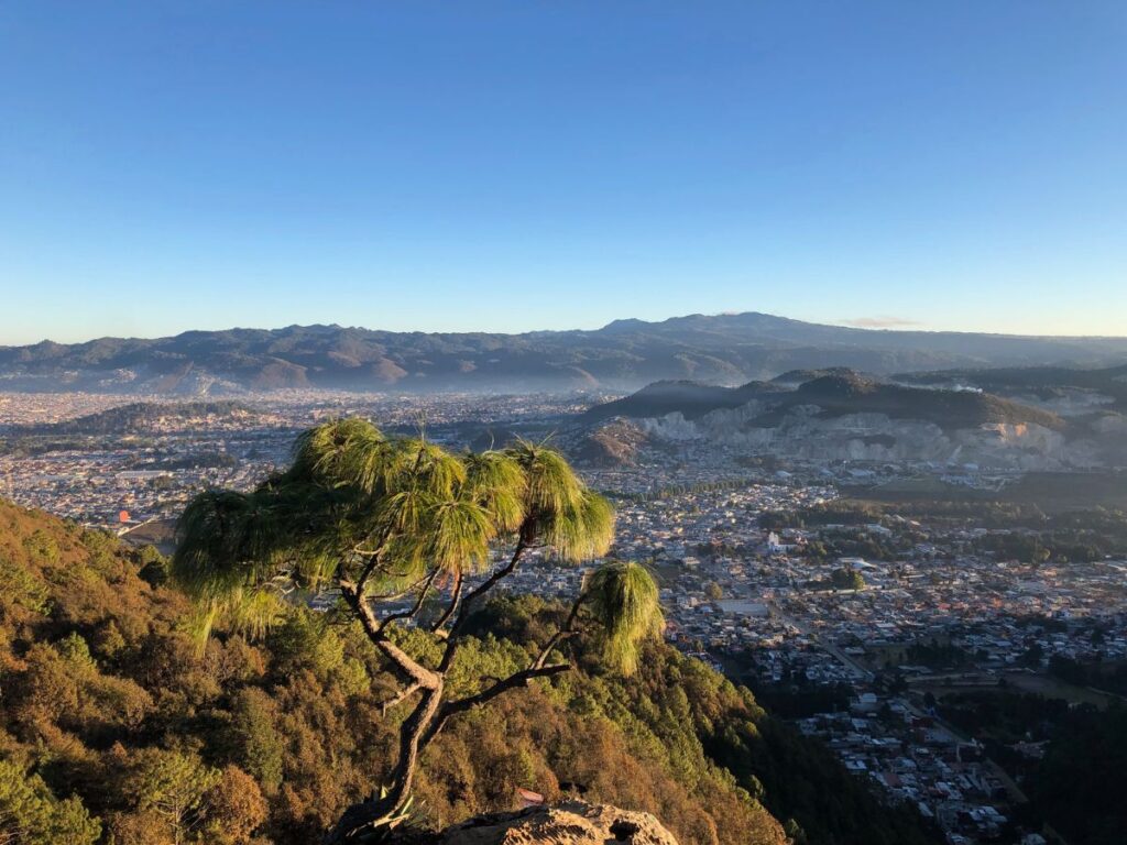 view of san cristobal de casas from don lauro peak