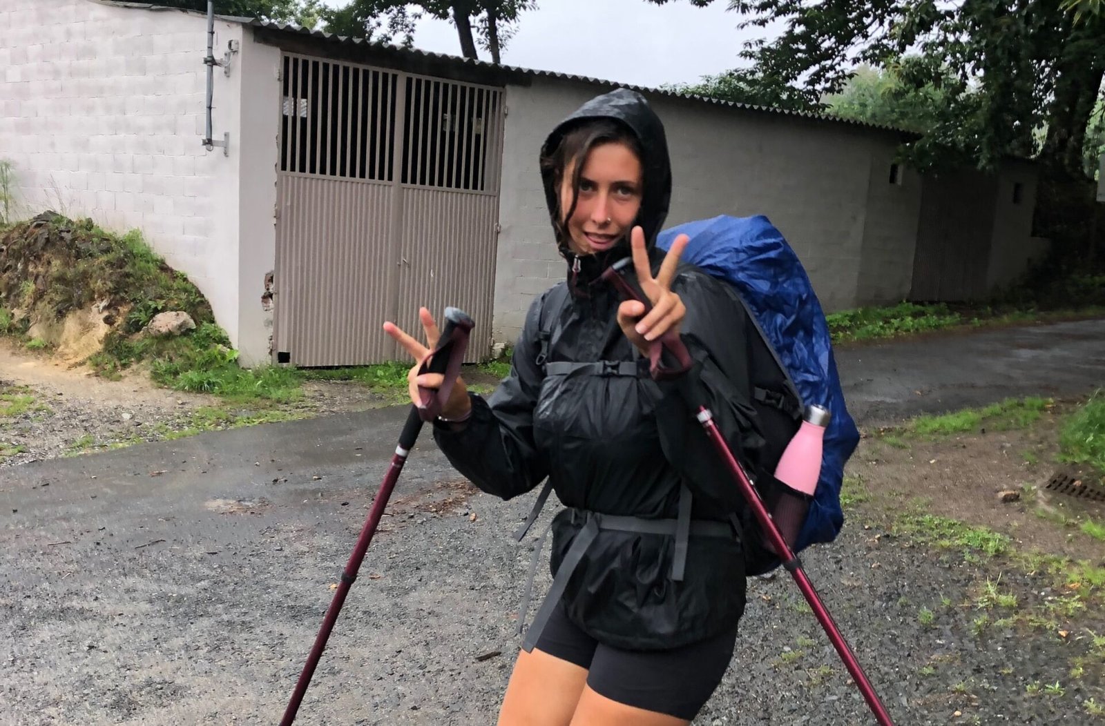 Jules from Real Talk Travel smiling on Camino Norte