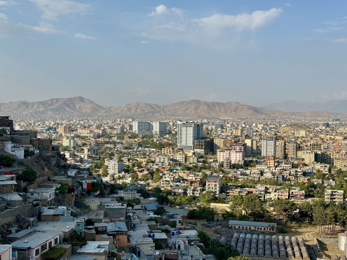 View of Kabul from hills