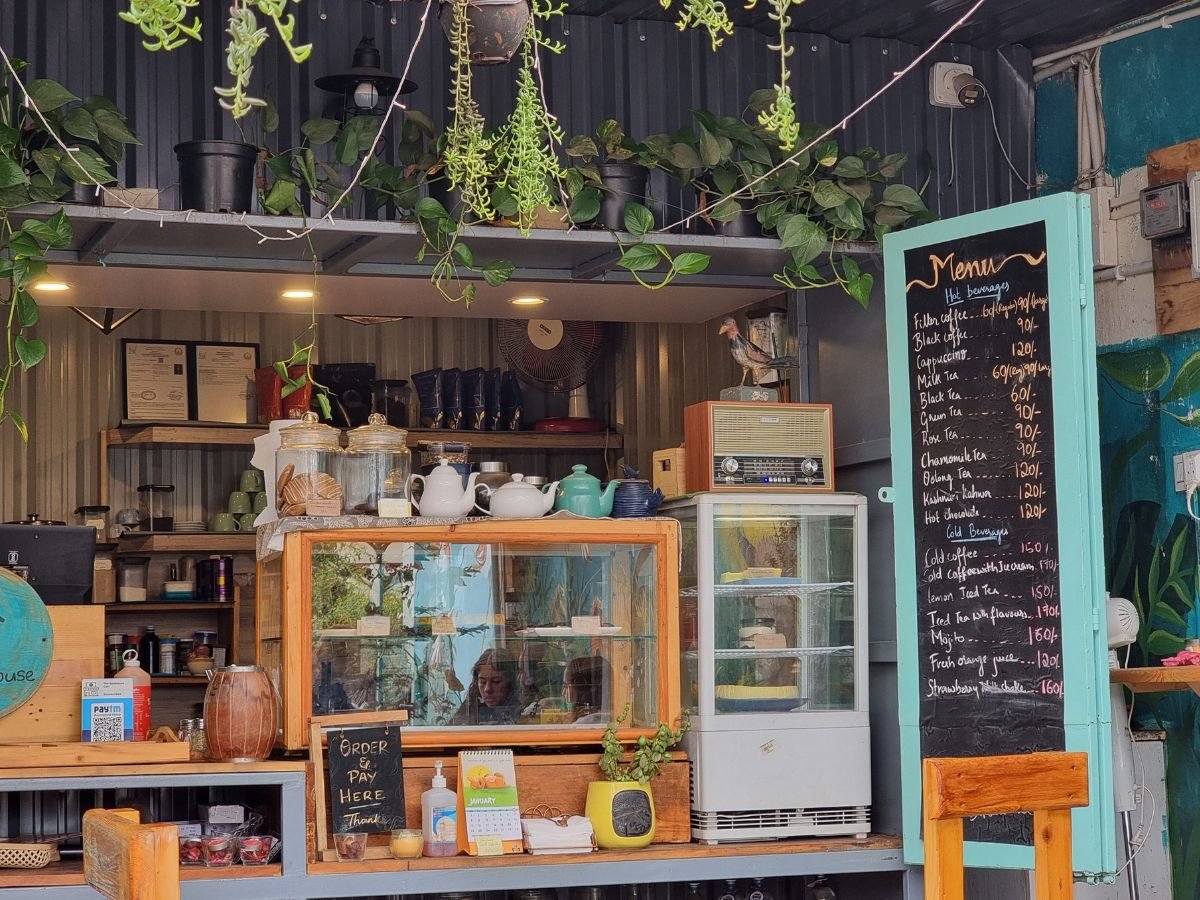Inside the Birdhouse Cafe Coonoor